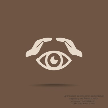 Vizyon ve sigorta simgesi