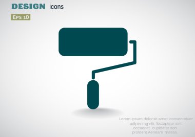 Boya silindiri web simgesi