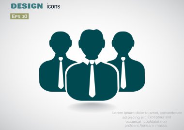 Grup insanların web simgesi