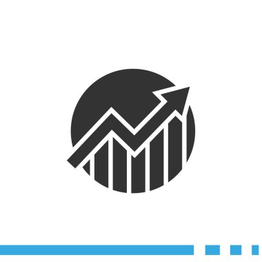 iş büyüyen grafik sunum simgesini