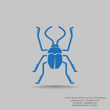 Anahat böceği böcek simgesiyle 