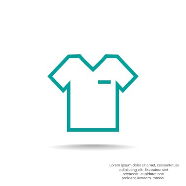 basit t-shirt simgesi