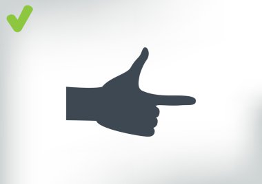 işaret parmağı web simgesi