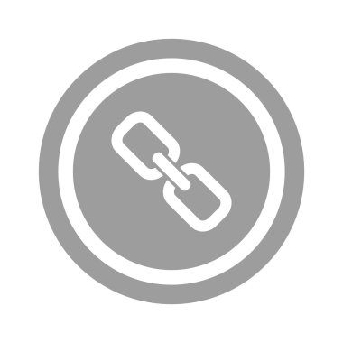 Zincir işareti iletişim web simgesi