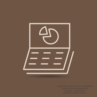 iş büyüyen grafik sunum simgesini