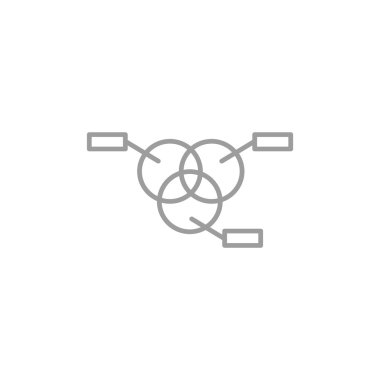 Yuvarlak Infographic web simgesi 