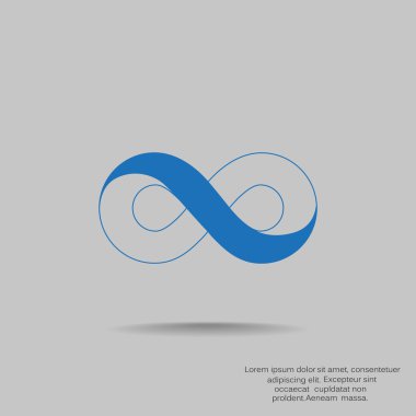 Sonsuzluk sembolü web simgesi 