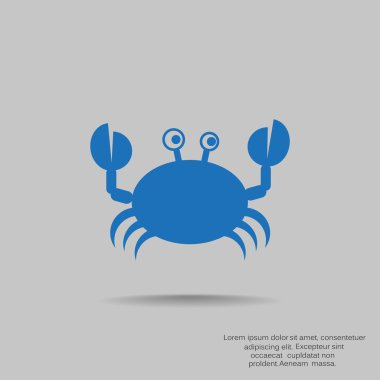 Doodle Yengeç web simgesi