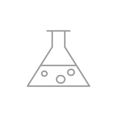 bir şişesi içinde kimyasal reaksiyon