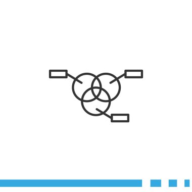 Yuvarlak Infographic web simgesi 