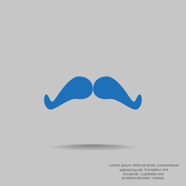 Retro bıyık web simgesi