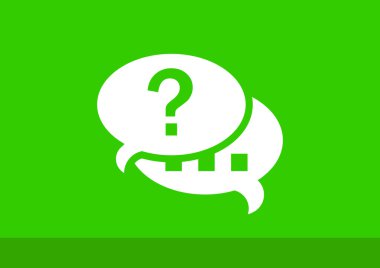 Diyalog kabarcık web simgesi 