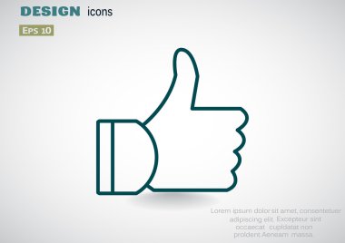 başparmak ağ simgesi 