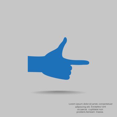 işaret parmağı web simgesi