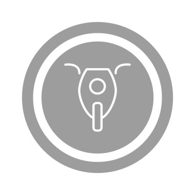 Basit motosiklet web simgesi