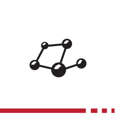 Moleküler bileşik web simgesi 