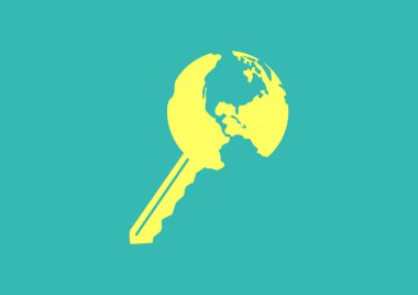 anahtar gezegen web simgesi