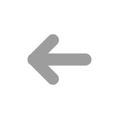 Ok işaret sol simgesi