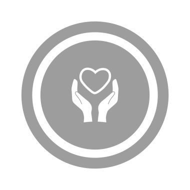 Kardiyoloji sembol basit simgesini