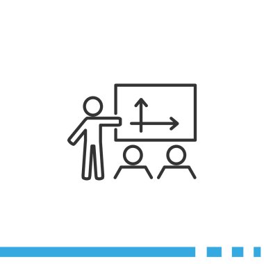 iş büyüyen grafik sunum simgesini