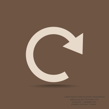 döndürme ok web simgesi