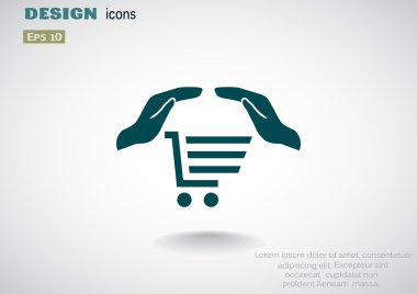 el ve alışveriş sepeti