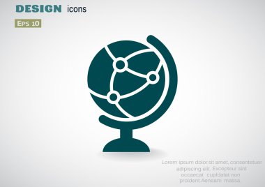 Hücrelerle soyut Küre 