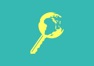 anahtar gezegen web simgesi