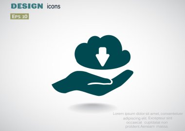 bulut web indir simgesi