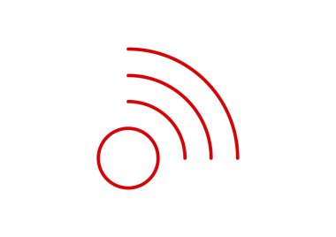 Kablosuz dalgalar web simgesi 