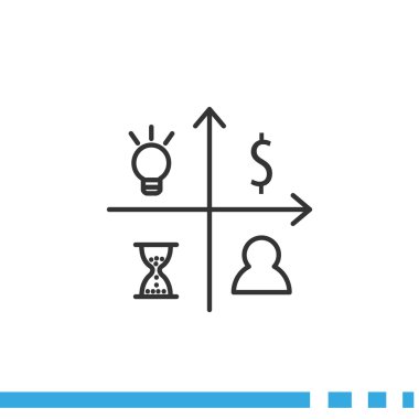 iş büyüyen grafik sunum simgesini
