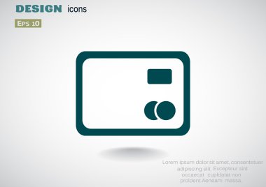 plastik kart web simgesi