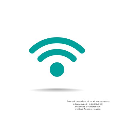 Kablosuz dalgalar web simgesi 