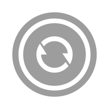 Oklar web simgesi olan daire