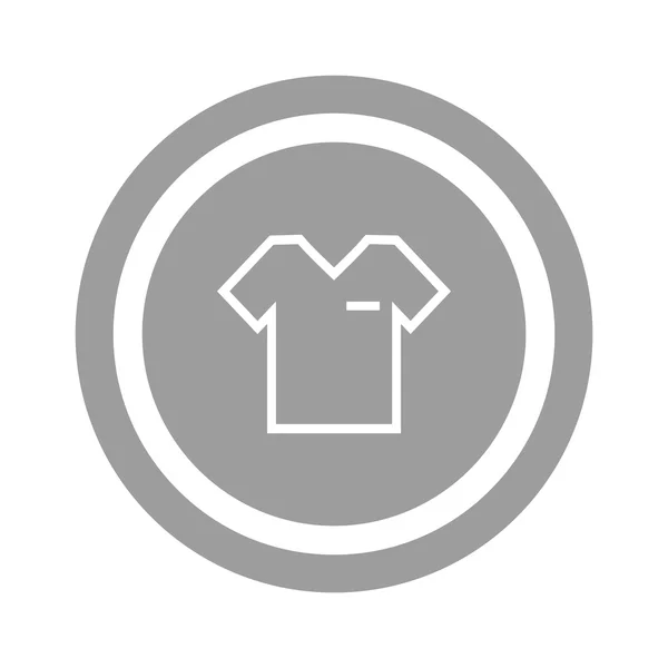 Prostych t-shirt ikona — Wektor stockowy