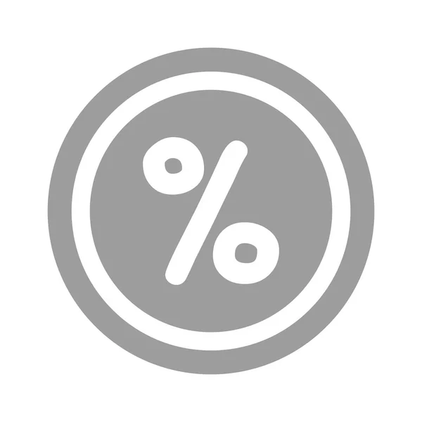 Percentagem de sinal web — Vetor de Stock
