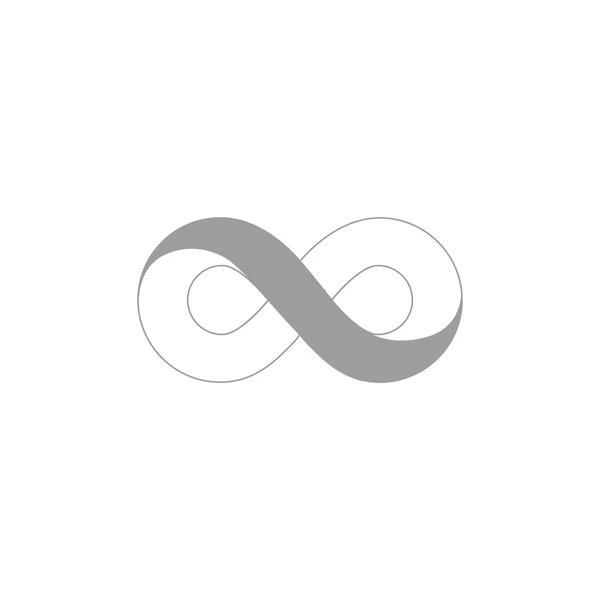 Infinity symboolpictogram web — Stockvector