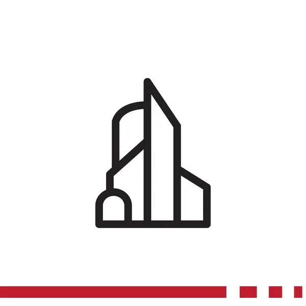 Business center web icon — Stock Vector