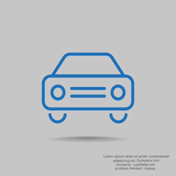 Car web icon — Stock Vector