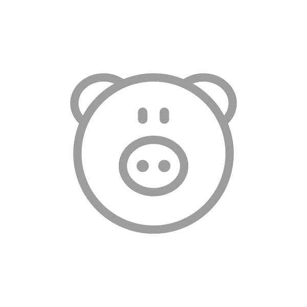 Schweinchen-Webikone — Stockvektor