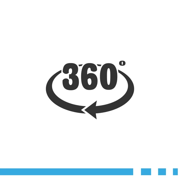 Rotation 360 grader — Stock vektor