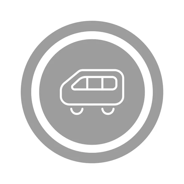 Bus icono web — Vector de stock