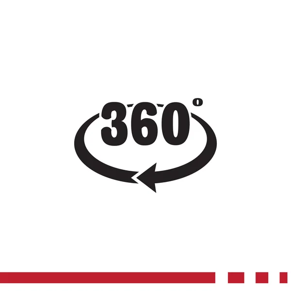 Rotação de 360 graus —  Vetores de Stock