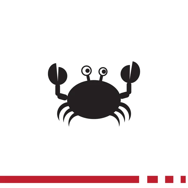 Ícone web de caranguejo Doodle —  Vetores de Stock