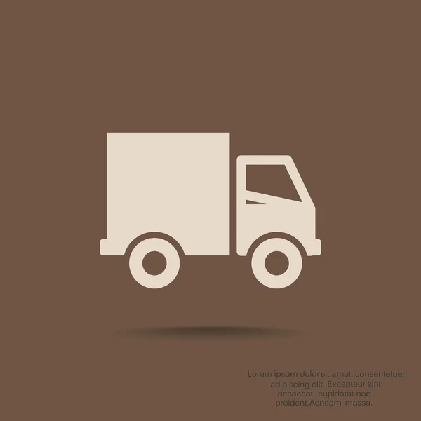 Shipping and delivery web icon — Stock Vector