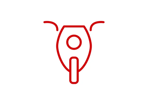 Icono web de motocicleta — Archivo Imágenes Vectoriales