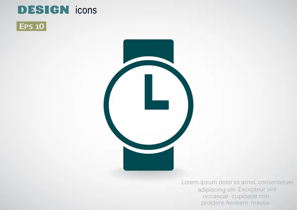 Watch web icon — Stock Vector