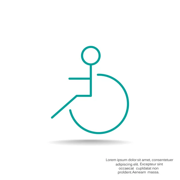Ikony WWW niepełnosprawnych — Wektor stockowy