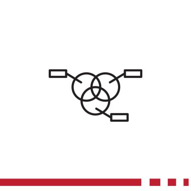 Yuvarlak Infographic web simgesi 