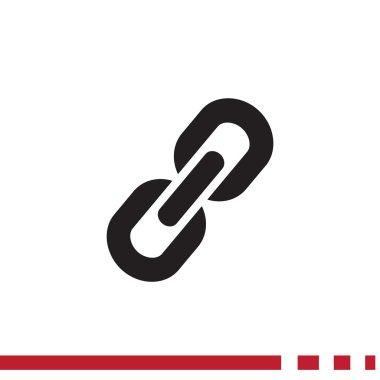 Zincir işareti iletişim web simgesi